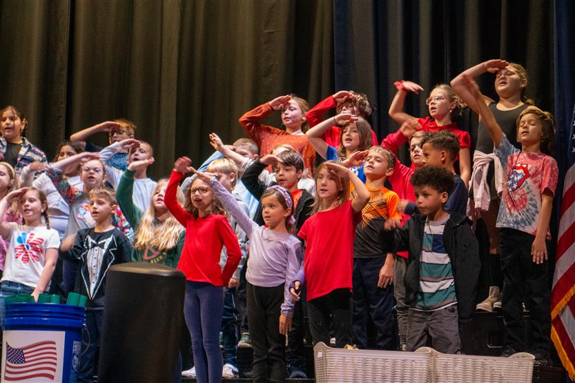 Students celebrate Veterans Day